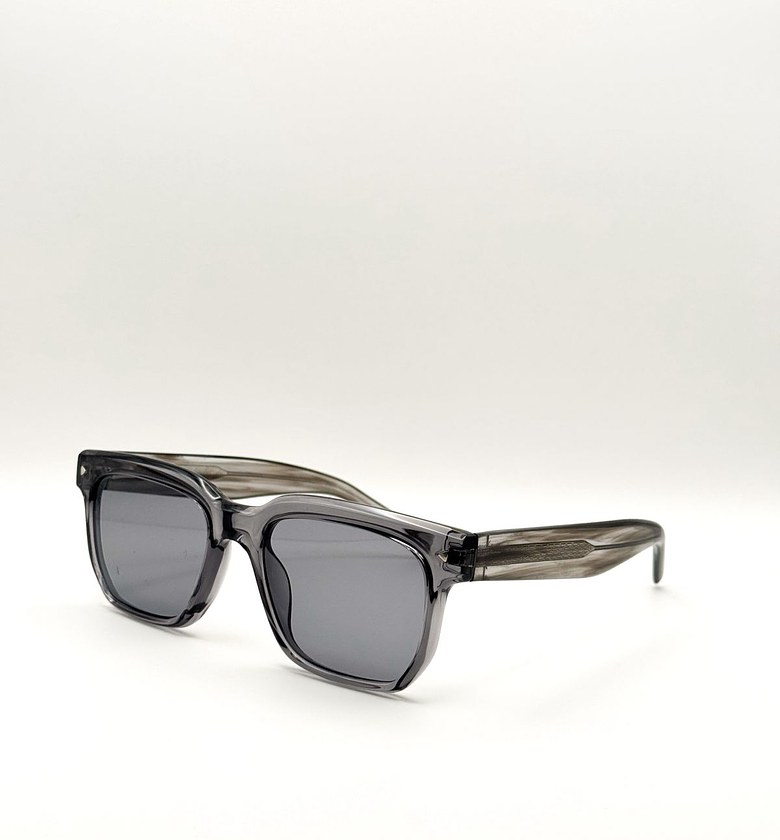 Smoky Quartz Square Sunglasses image