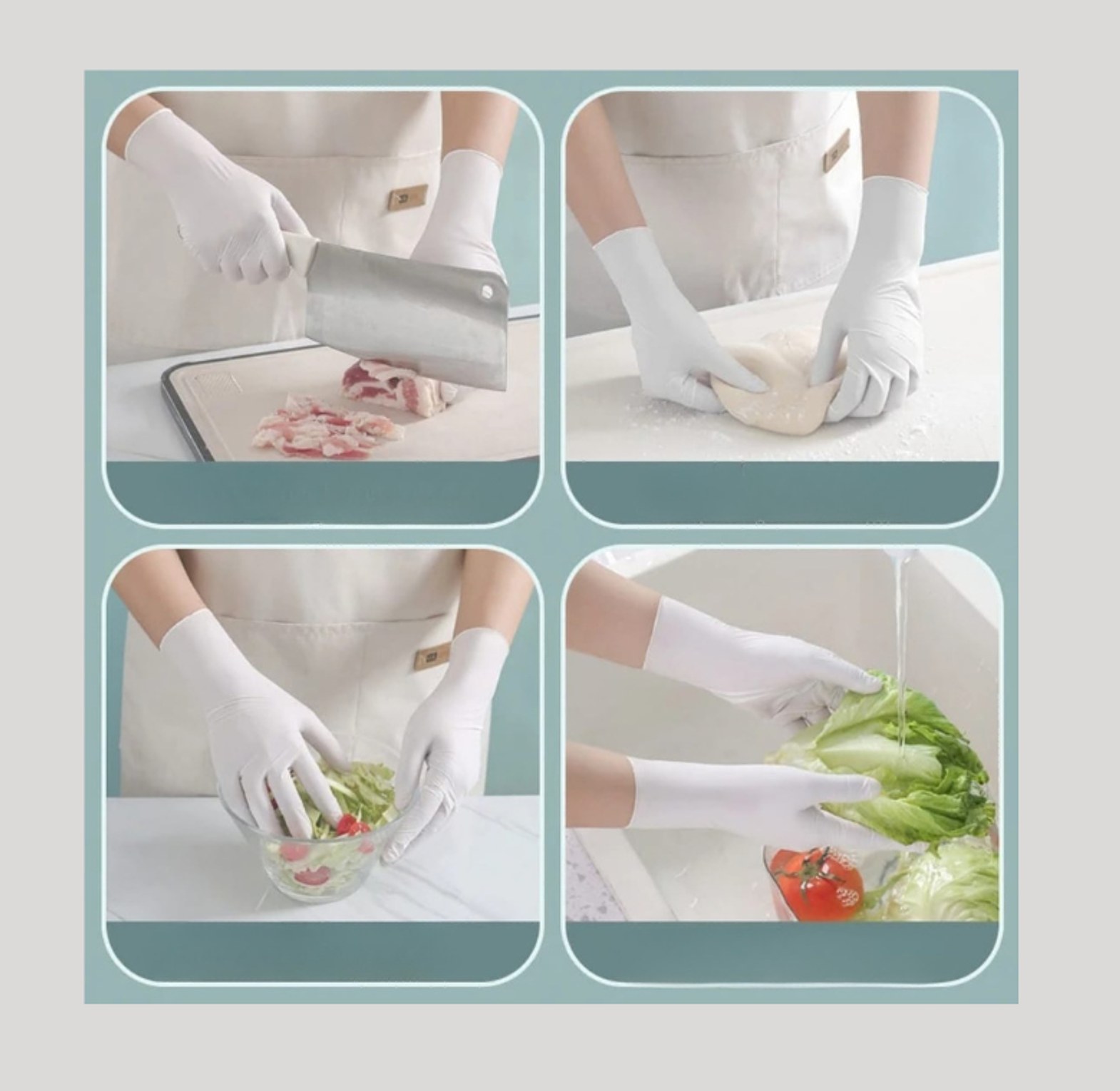 50-Piece Premium Multi-Purpose and Marination Powder-Free Gloves image