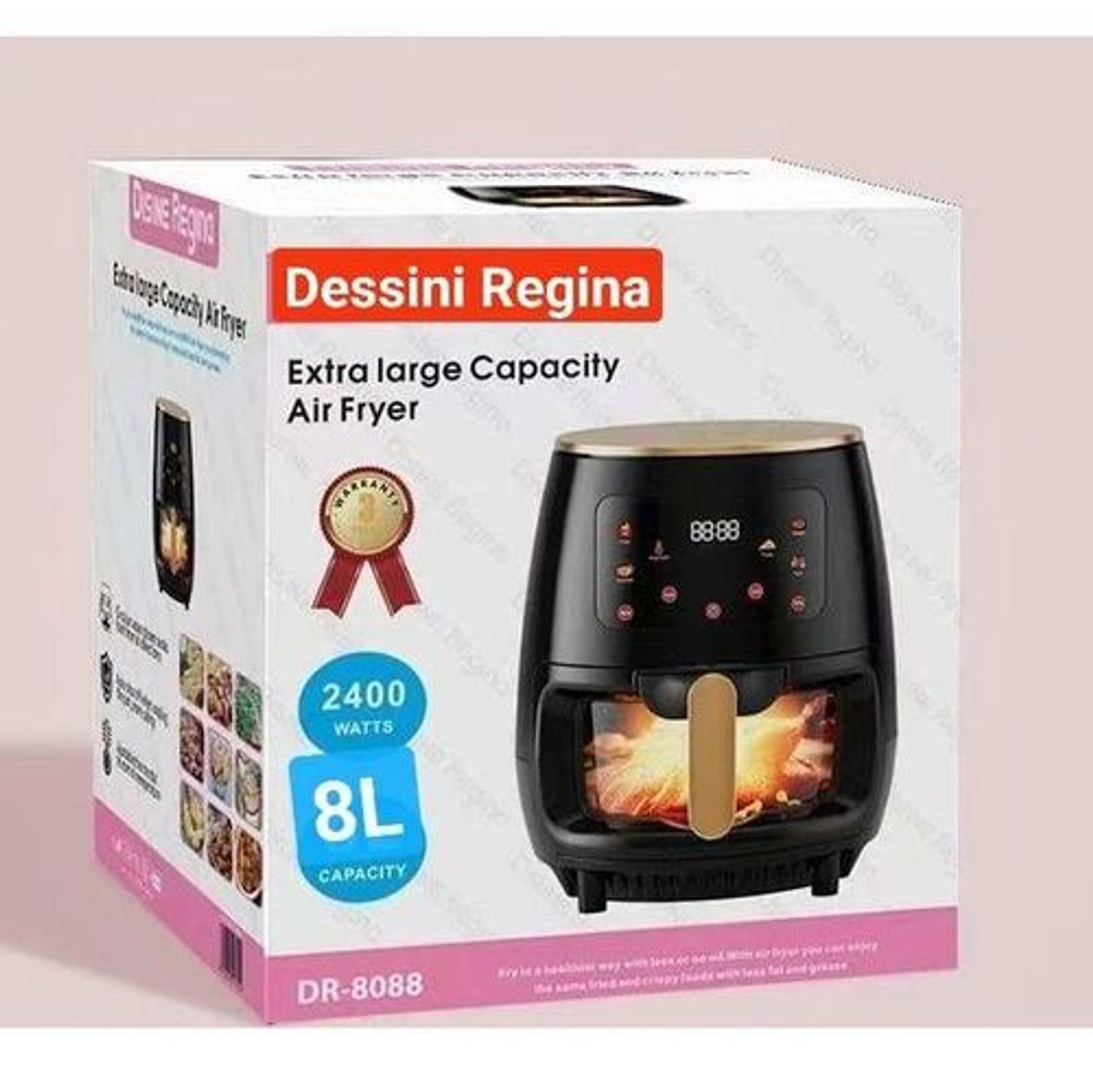 Dessini Glass Oven Dessini Air fryer 8 Litres plus free extension image