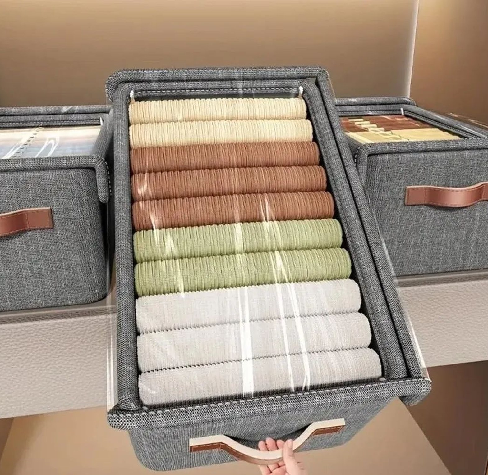 Foldable Closet Organizer with PVC Cover image