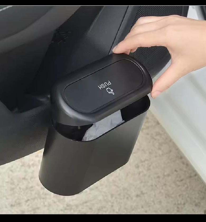 Car Door Seat Clip Stand Holder Organizer Trash Can image