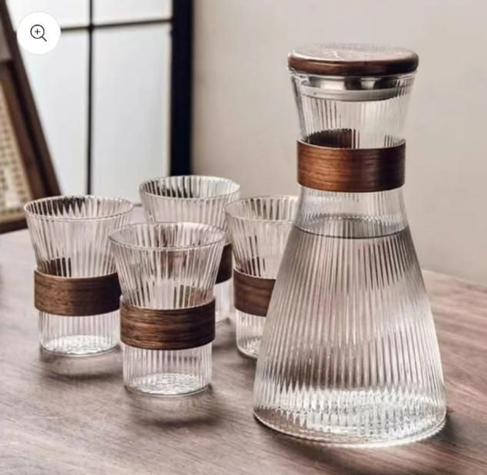 Japanese-Style Glass Water Jug image