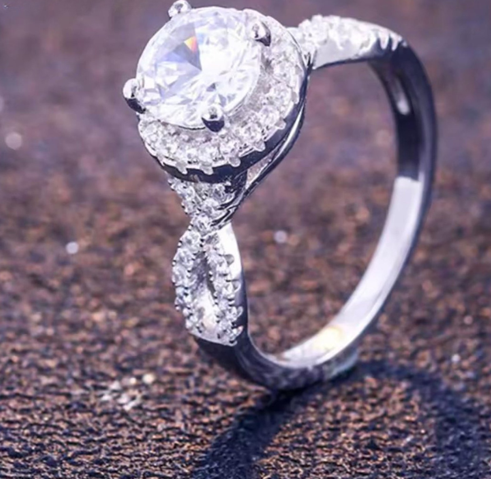 The Eternal Embrace Solitaire Ring image