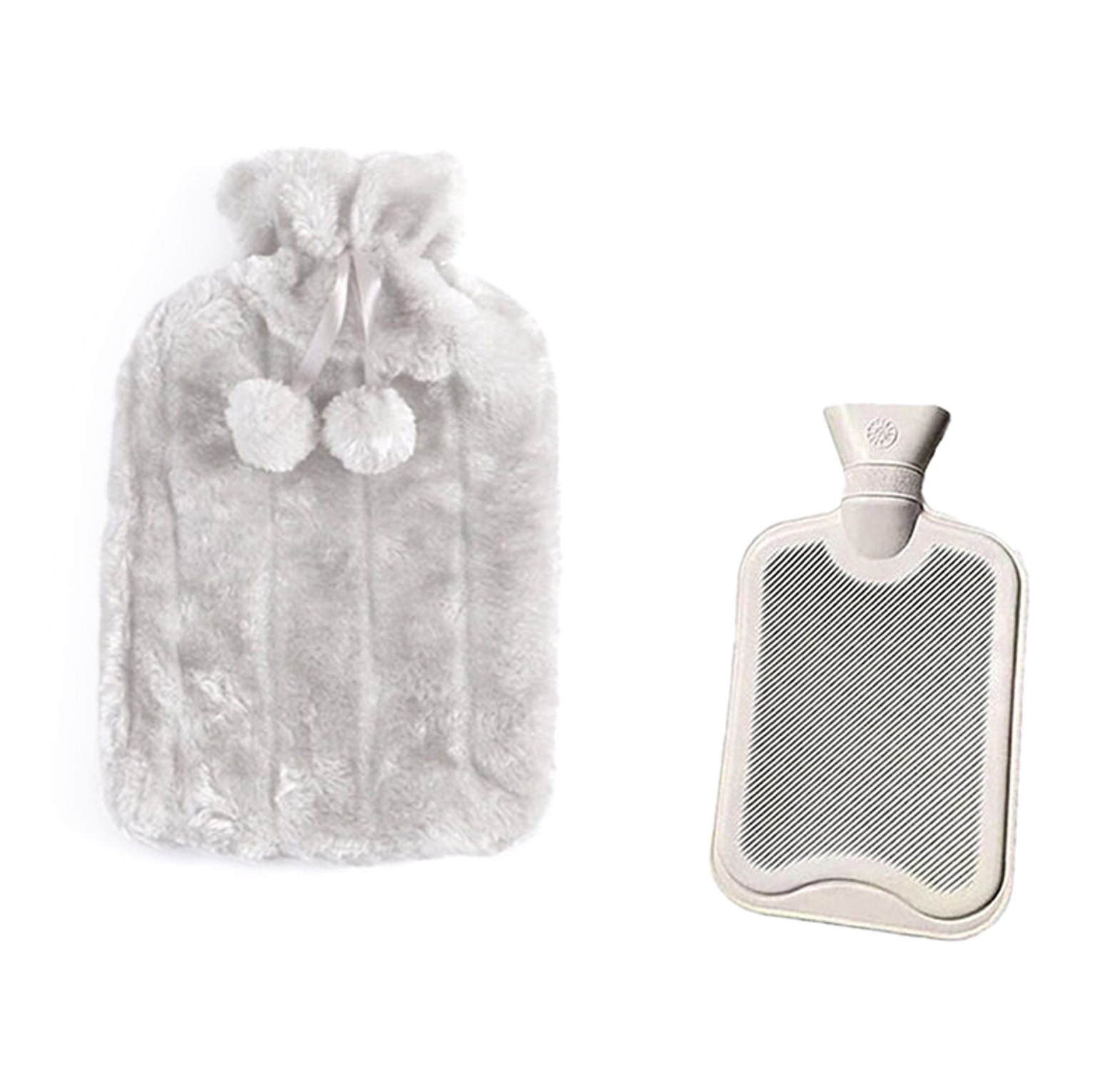 2L Plush Hot Water Bottle, Body Massage Heat Bag image