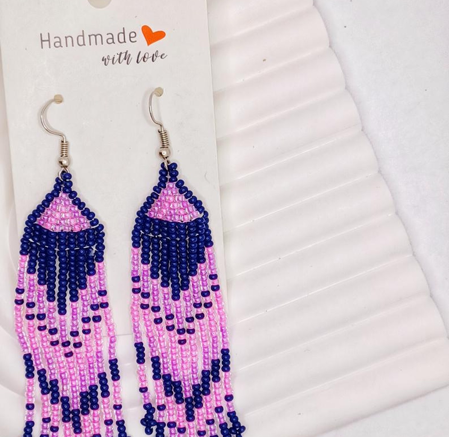 02 Beautiful handmade beads earrings image
