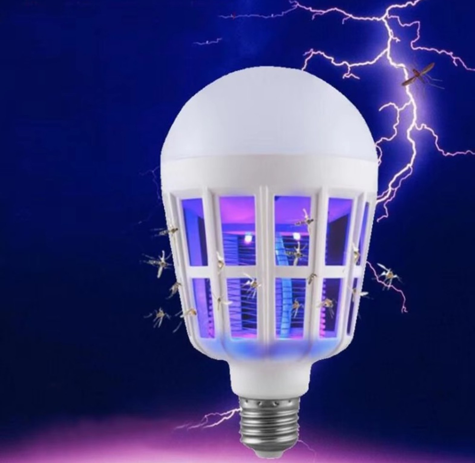 20W Mosquito Killer LED Bulb E27 Screw Base - Powerful Electric Insect Zapper & Energy Saving Light for Homes & Offices Nairobi Kenya image