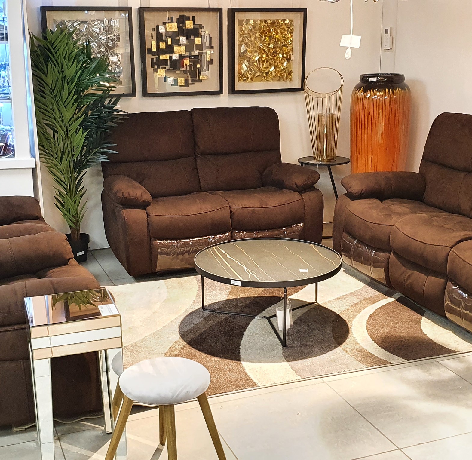 SOFA SET 3+2+1+1 FABRIC 6 image