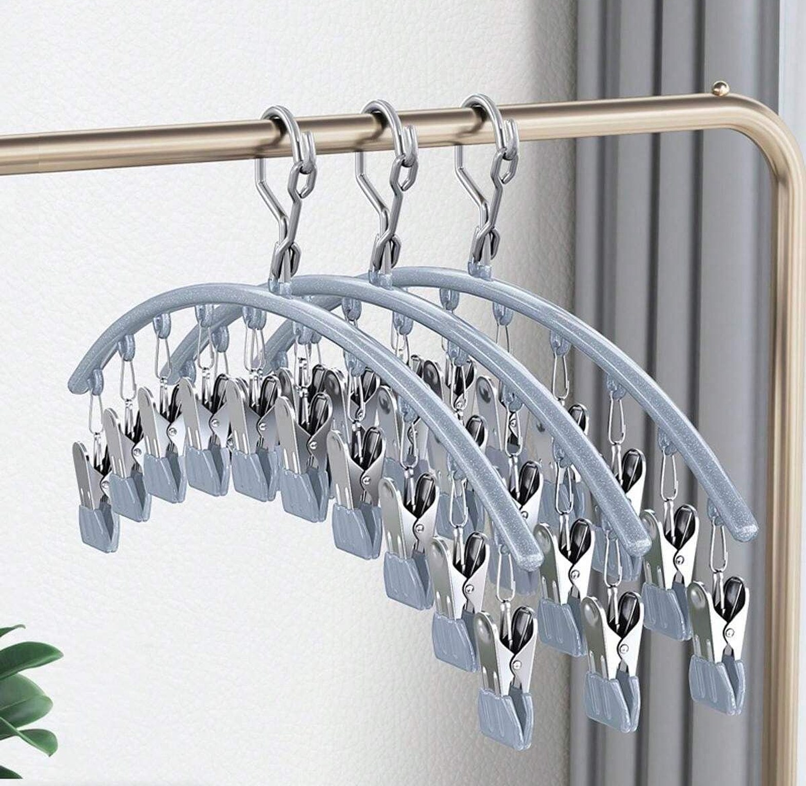 10pegs stainless steel hanger  image