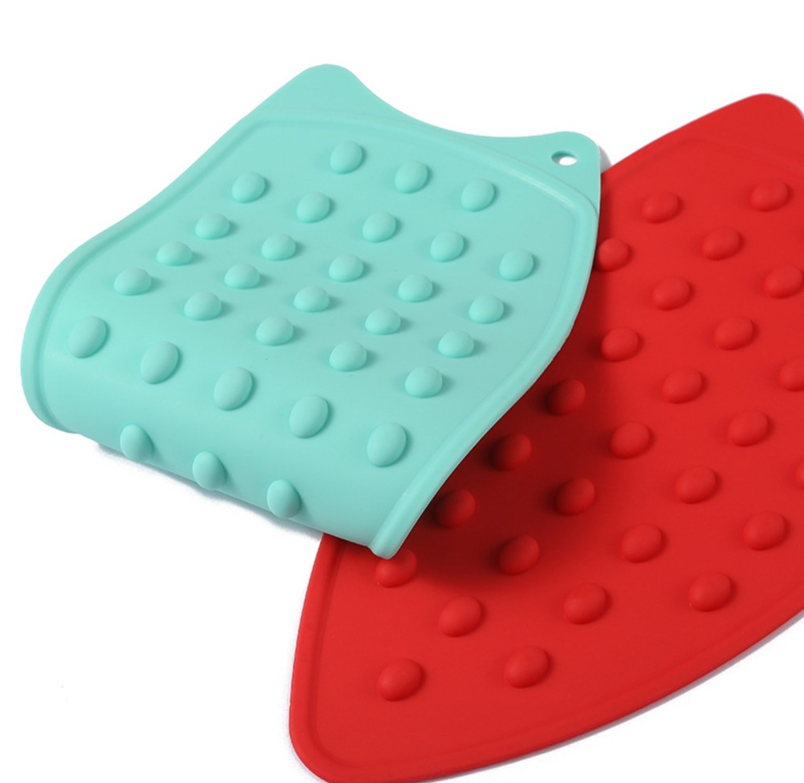 Heat Resistant Silicone Iron Rest Pad for Steam Irons - Non-Slip Protective Ironing Mat for Home & Tailors image