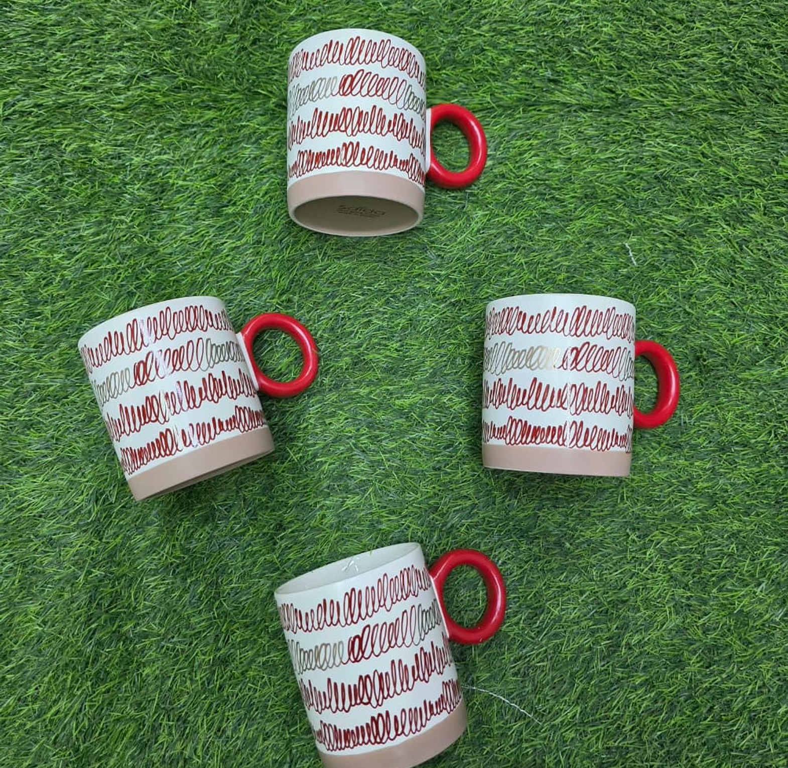 Custom Nordic Hand-Printed Porcelain Mug image