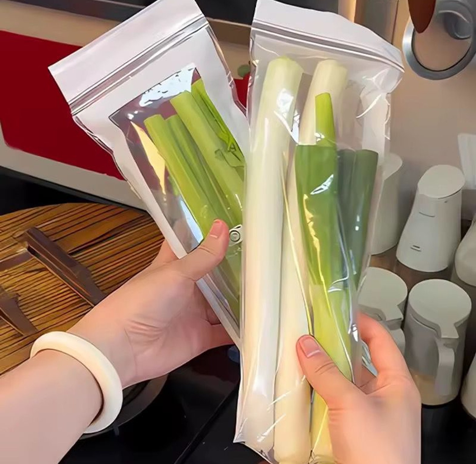 5-piece BPA-free food storage bag set image