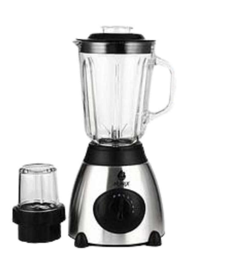 Nunix AK-500 Powerful 2 In 1 Blender With Glass Jar - 1.5L - image