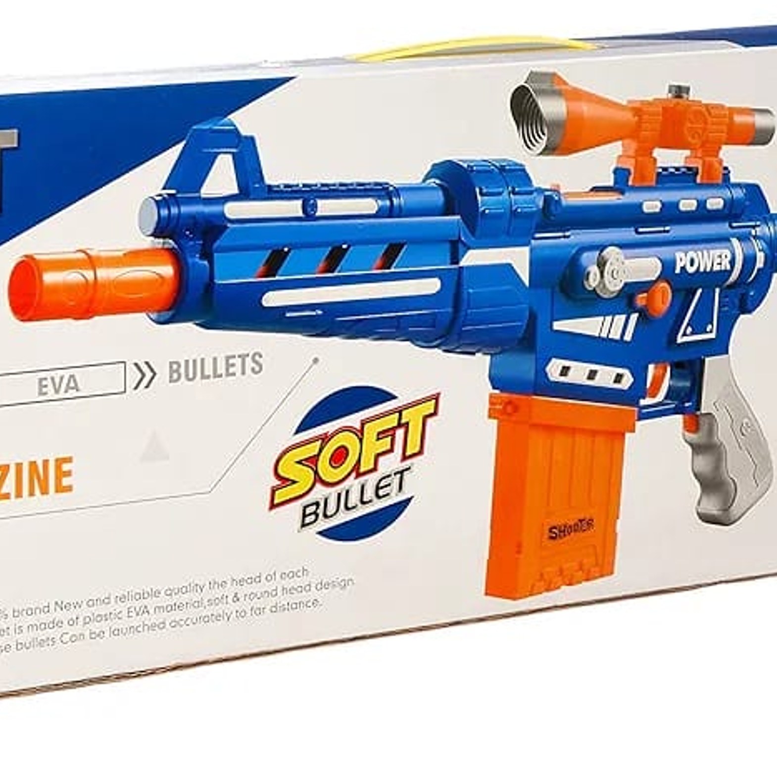 Toy Gun. Blast soft bullet toy gun - long distance shooting 8yrs plus image