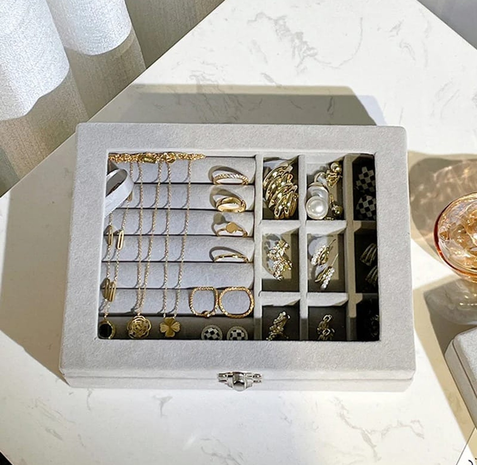  Jewelry storage box with cover  image