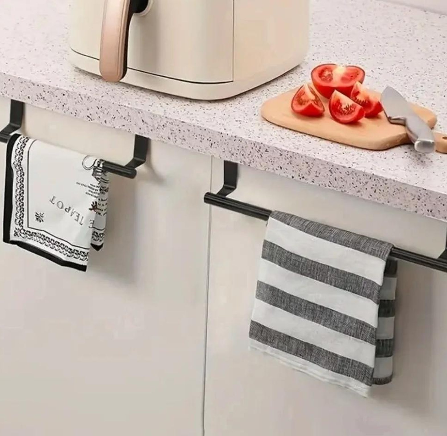 Stainless steel kitchen cabinet rack image