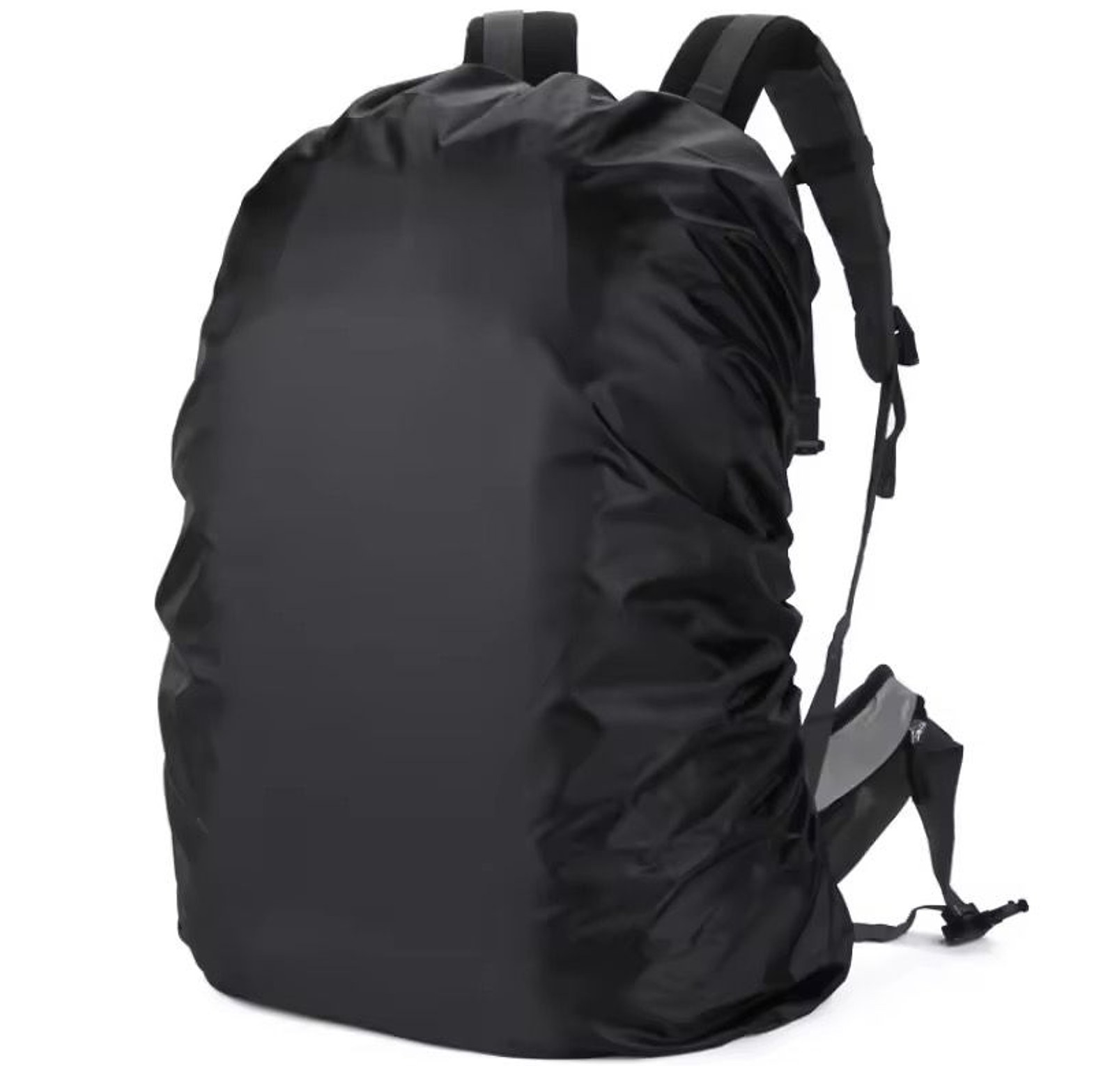 60L Universal Waterproof Backpack Rain Cover & Dust Protector for Laptops and Hiking - Durable Nylon image