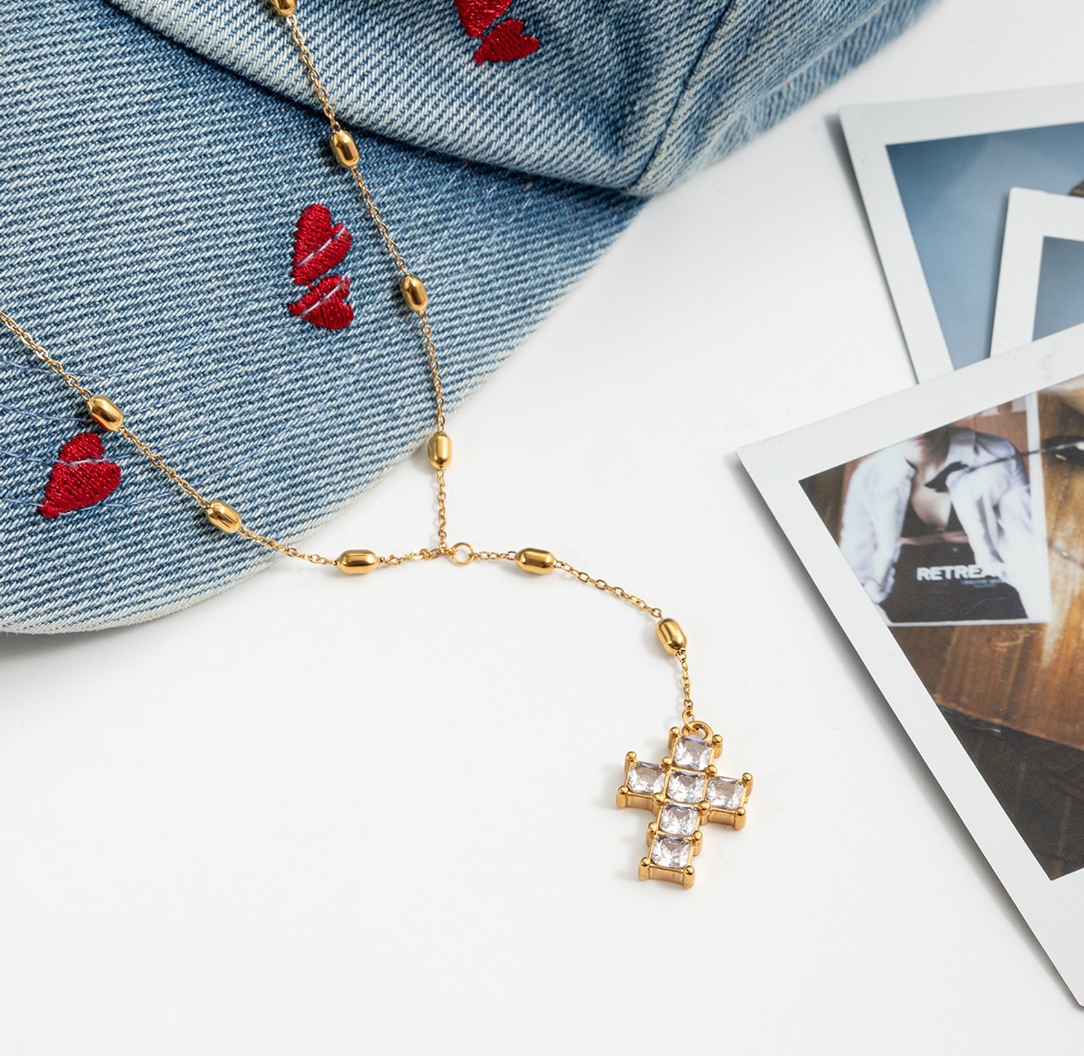 Divine Glow Lariat Necklace image