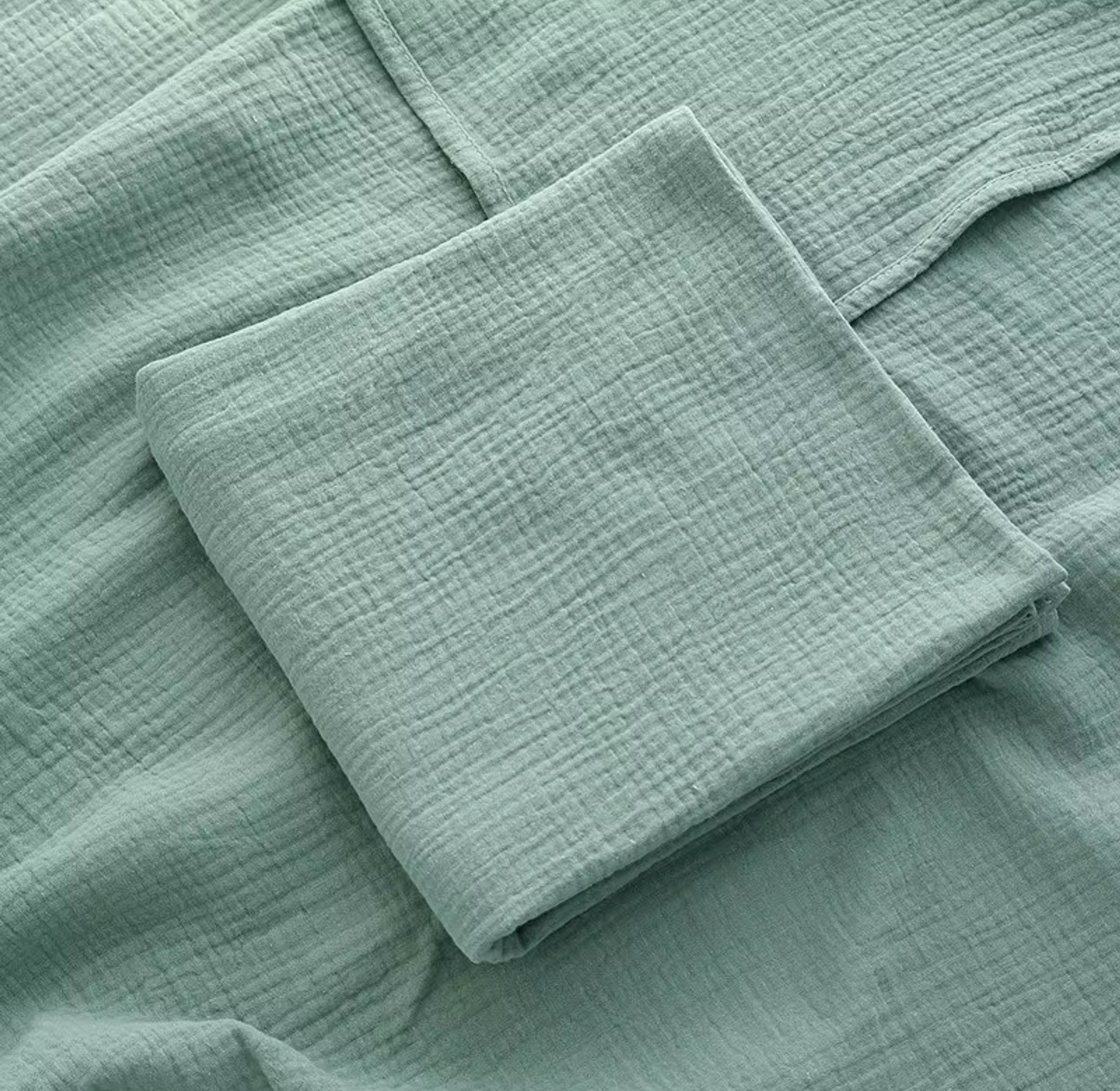 Plain Muslin Cotton Receiving Wrap – 100 × 100 cm image