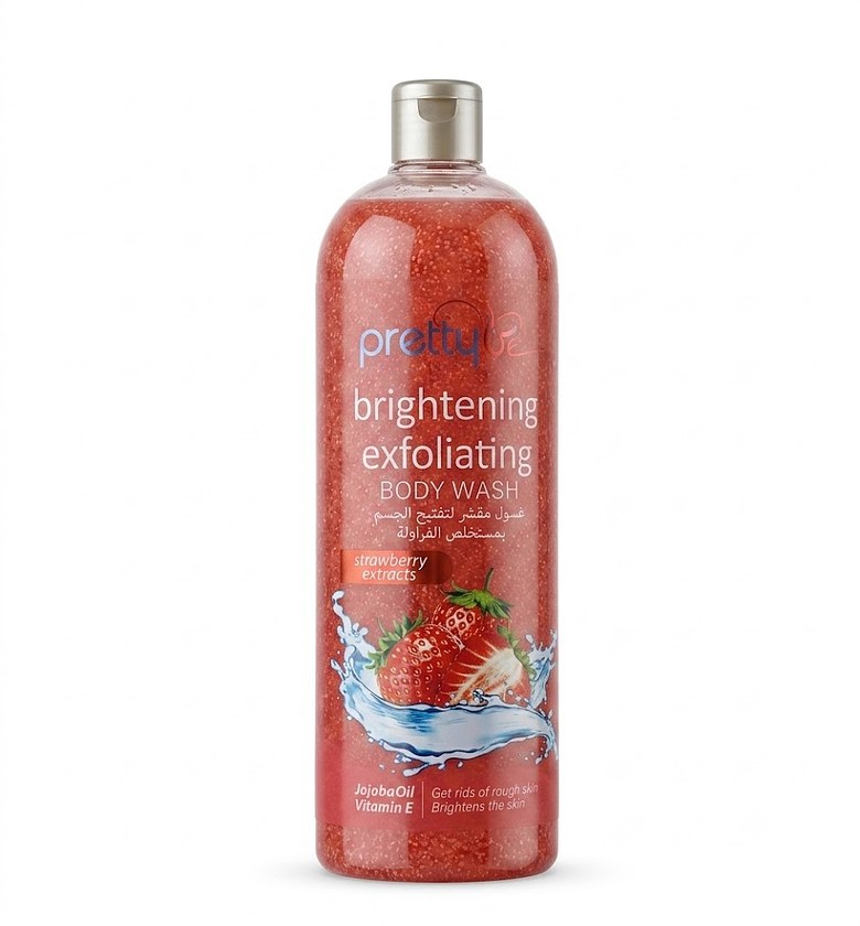Pretty be brightening exfoliating strawberry extracts image