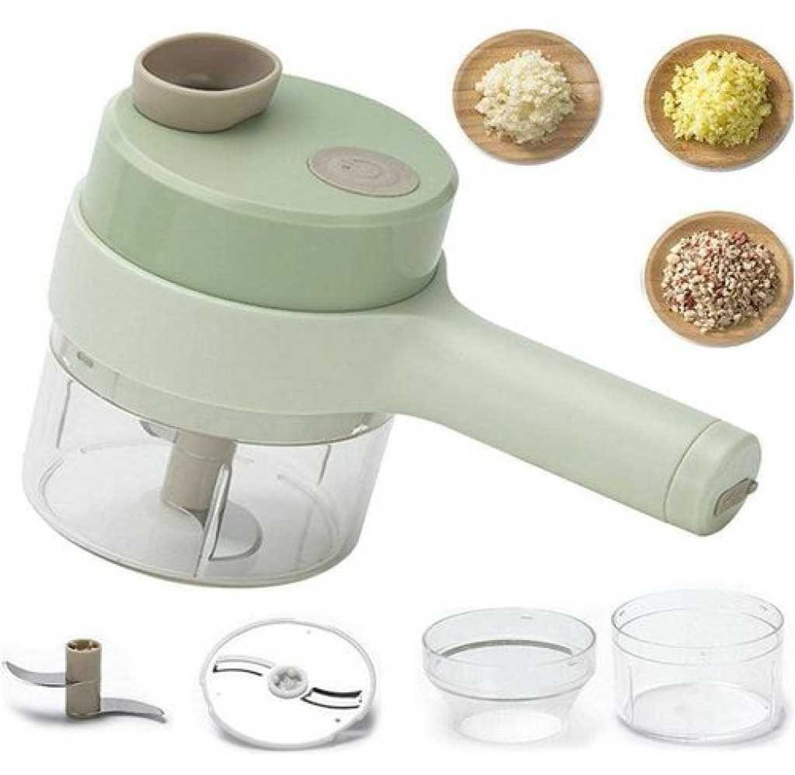 4 in 1 Handheld Electric Vegetable Cutter Set Slicer image