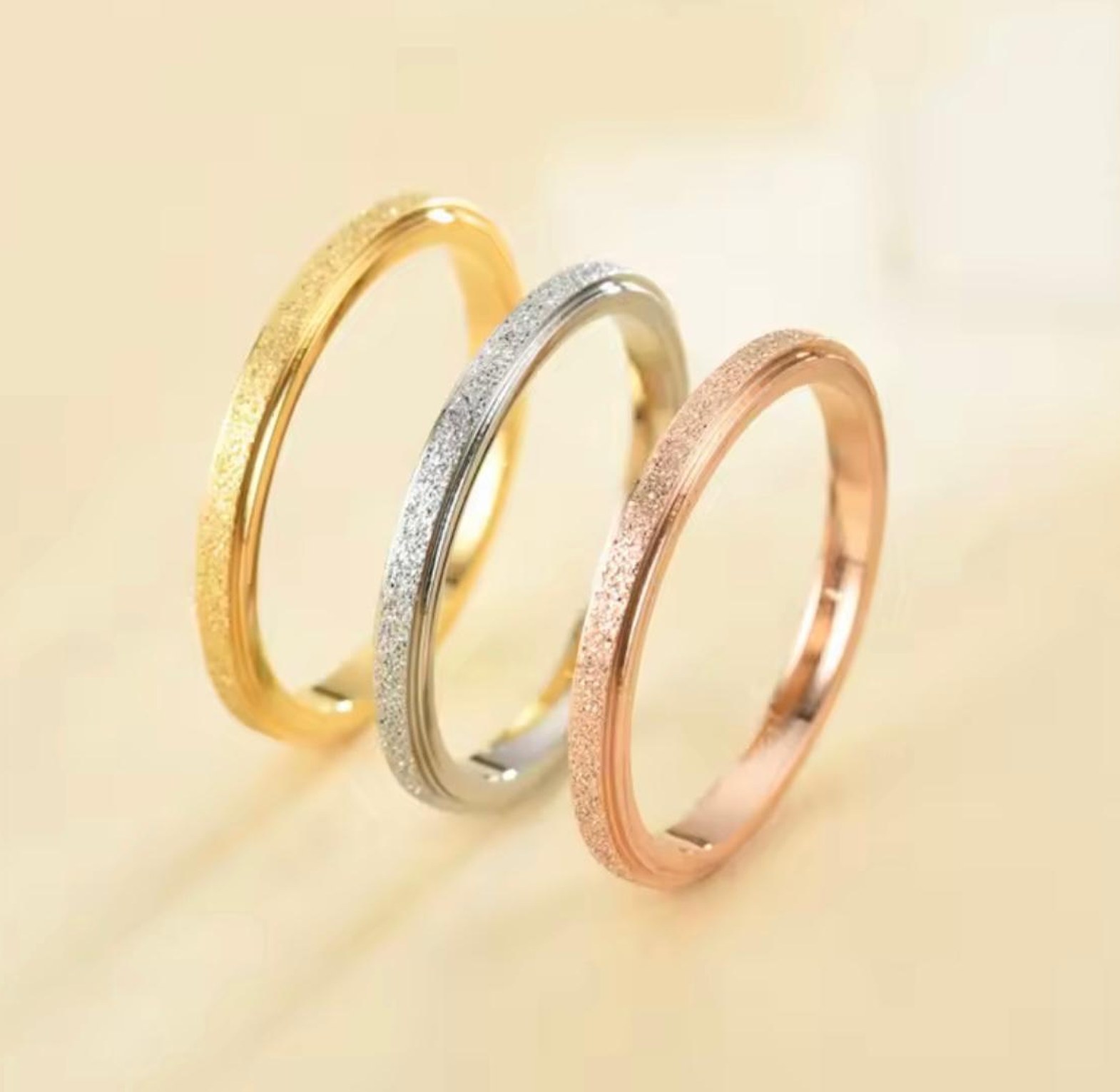 Frosted Stardust Minimalist Bands image