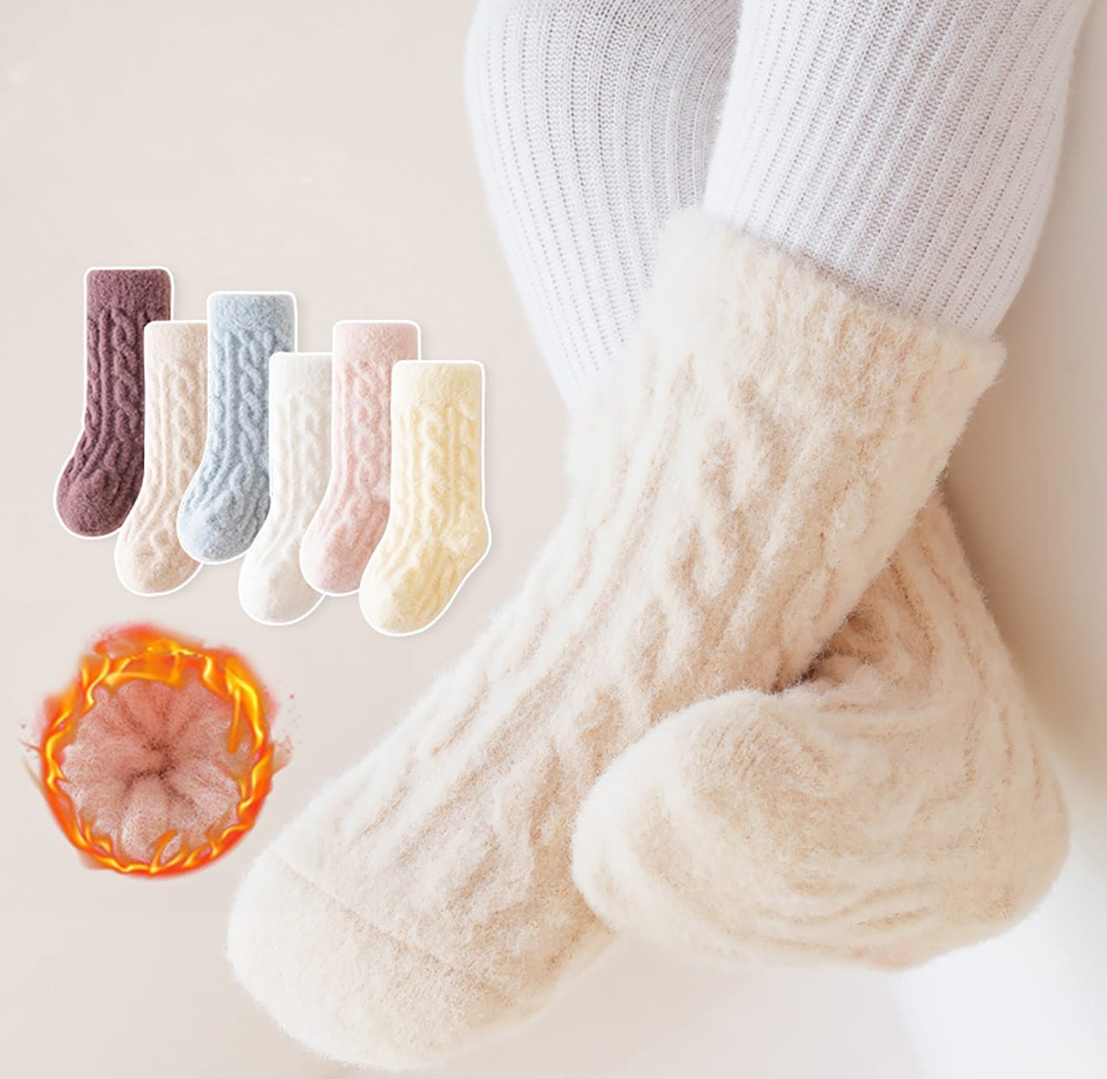 Winter Baby Mid-Tube Socks image