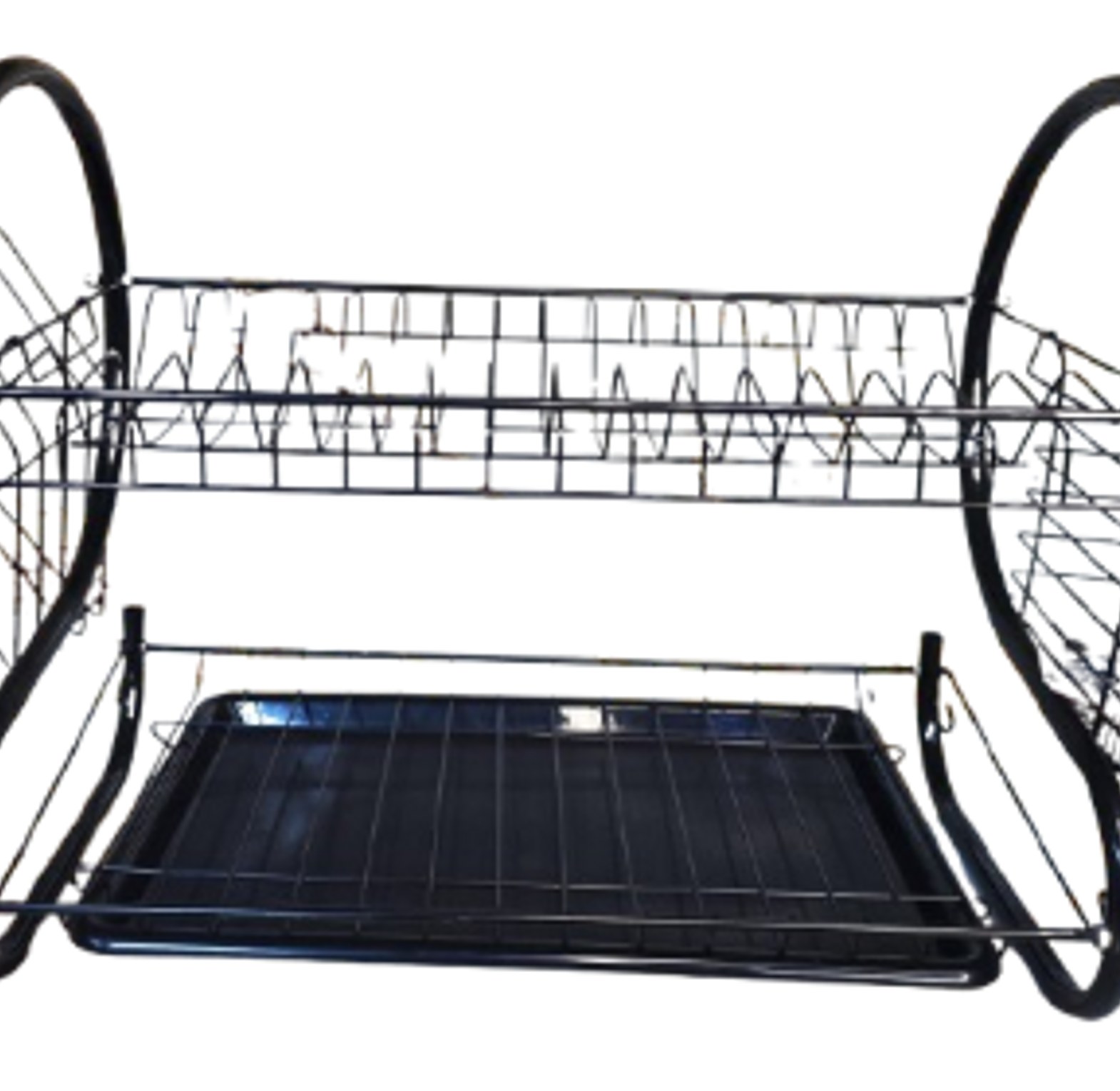 Dish Rack. Two-Tier Dish Drying Rack image