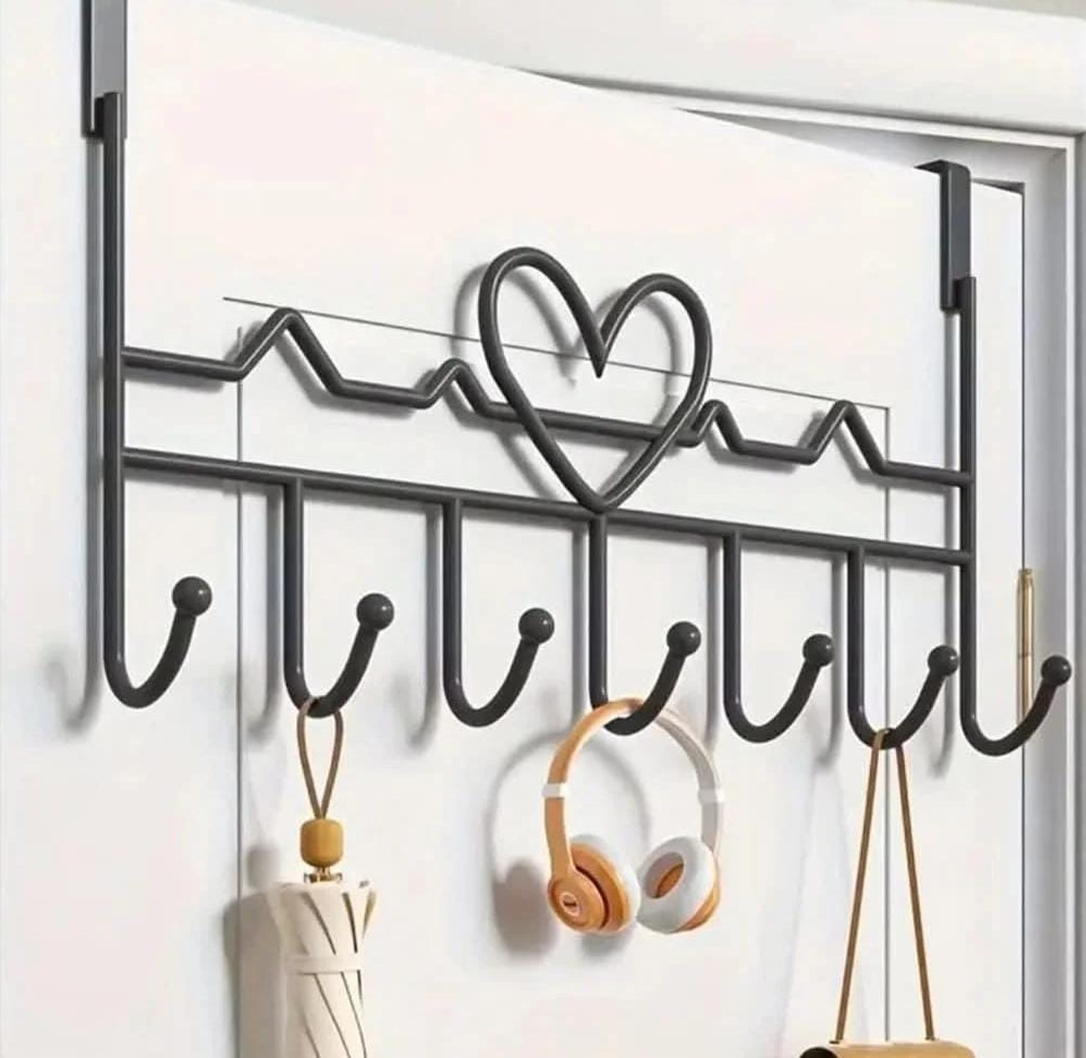 7 hook  over the door hanger  image