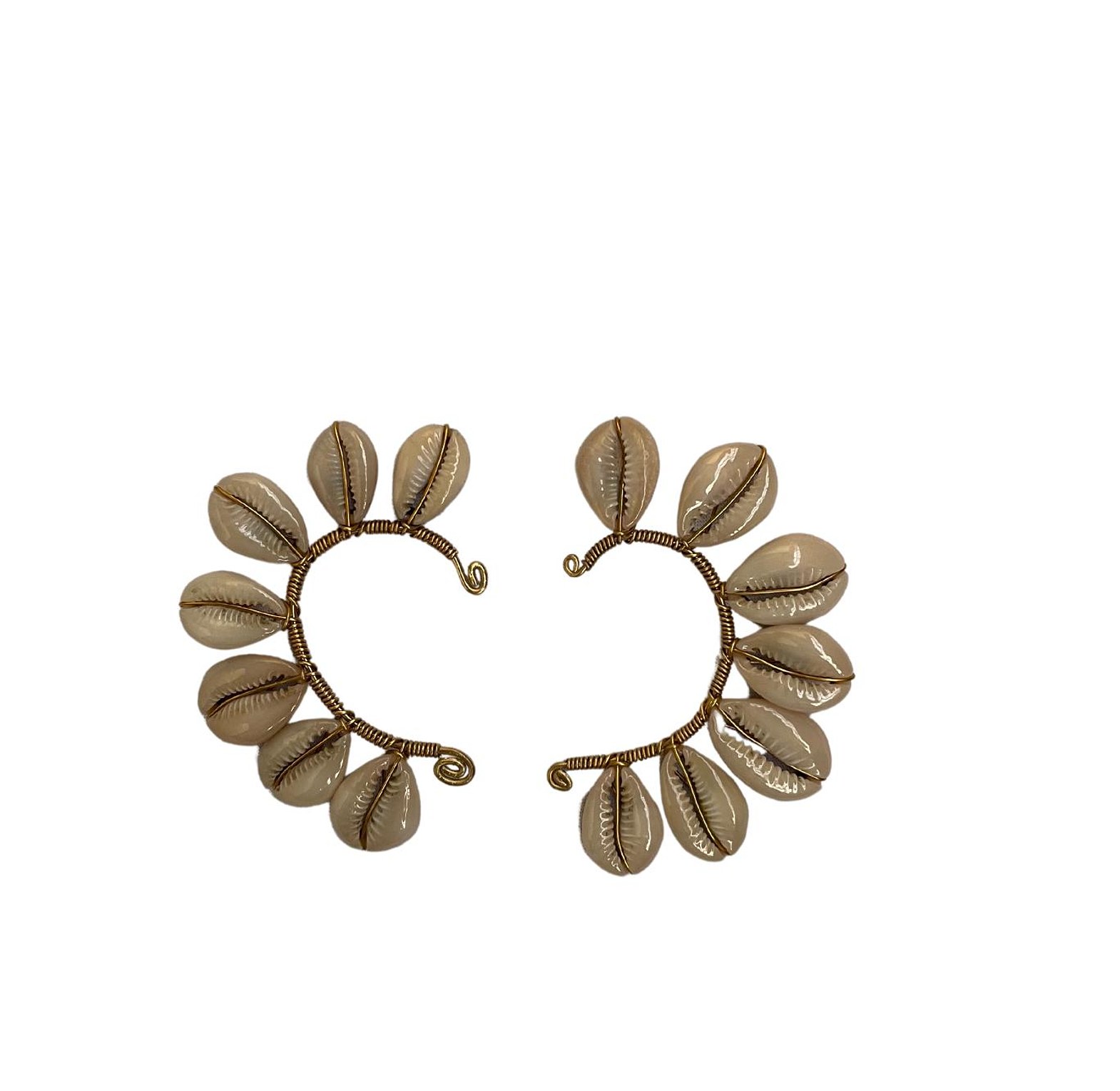 Cowrie Shells Ear Cuffs image
