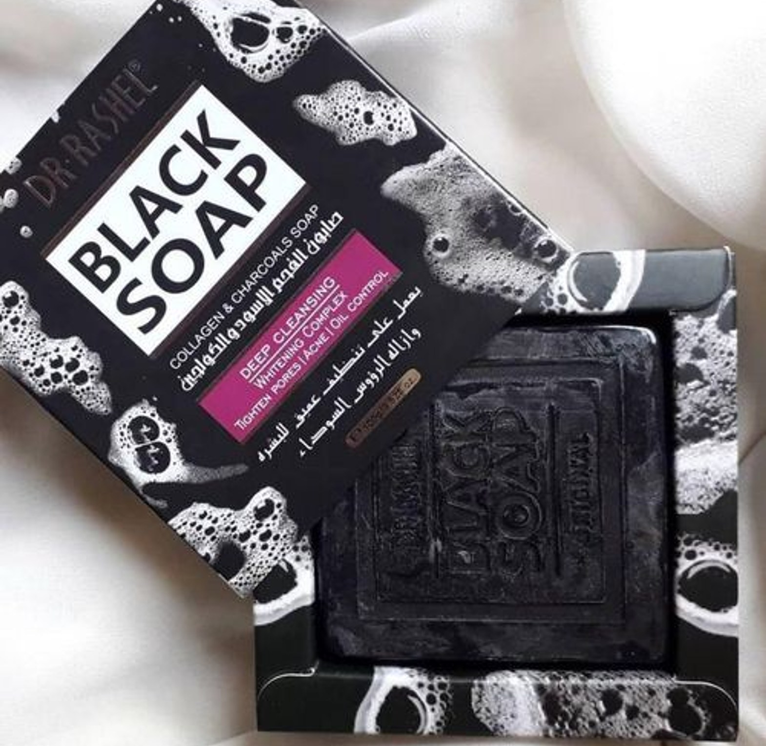 Dr rashel black soap  image