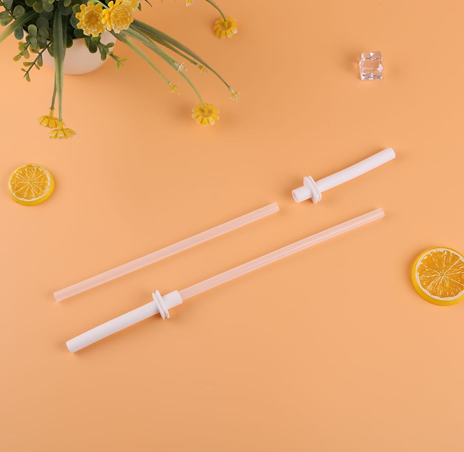Replacement Straw with Silicone Straw Covers image
