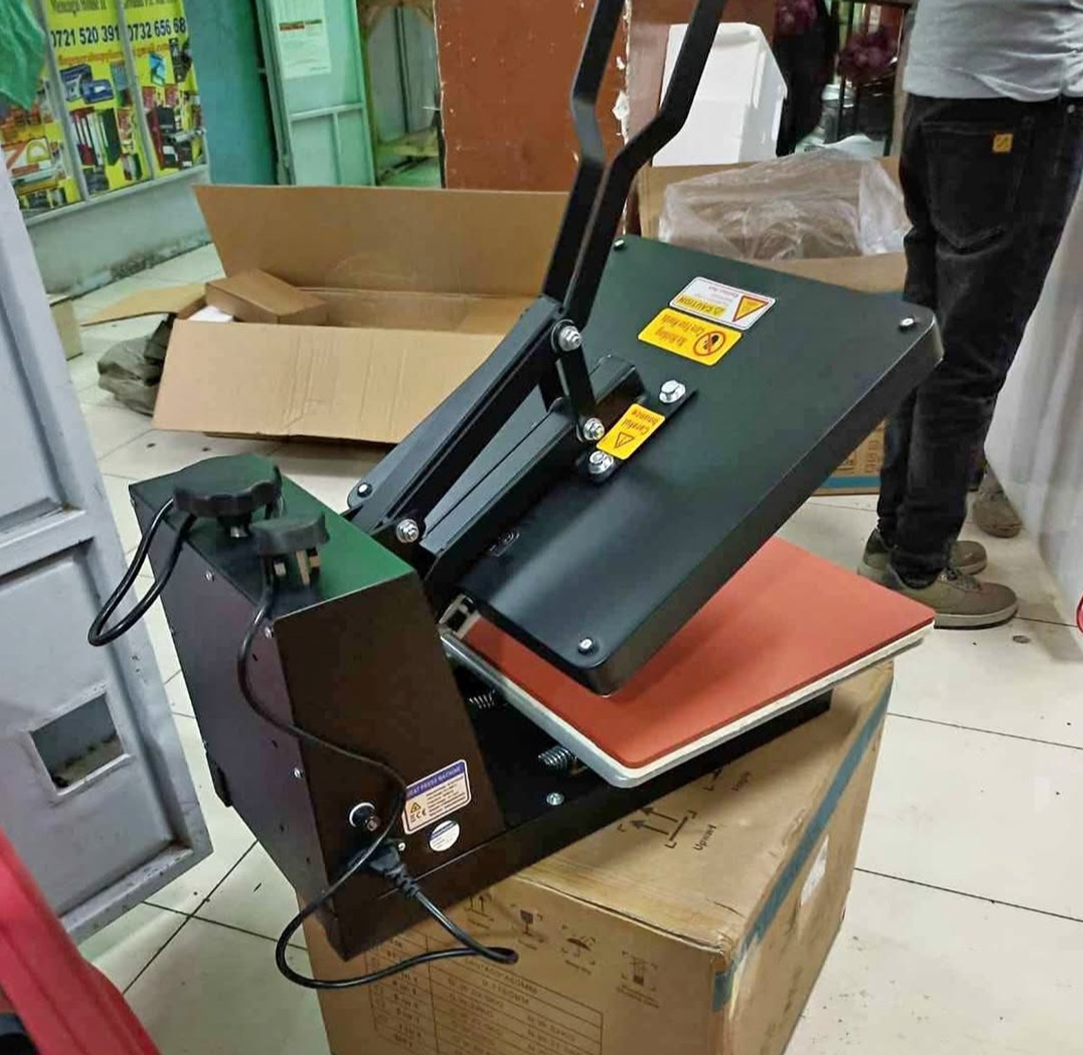 Flat bed A3 heatpress machine image