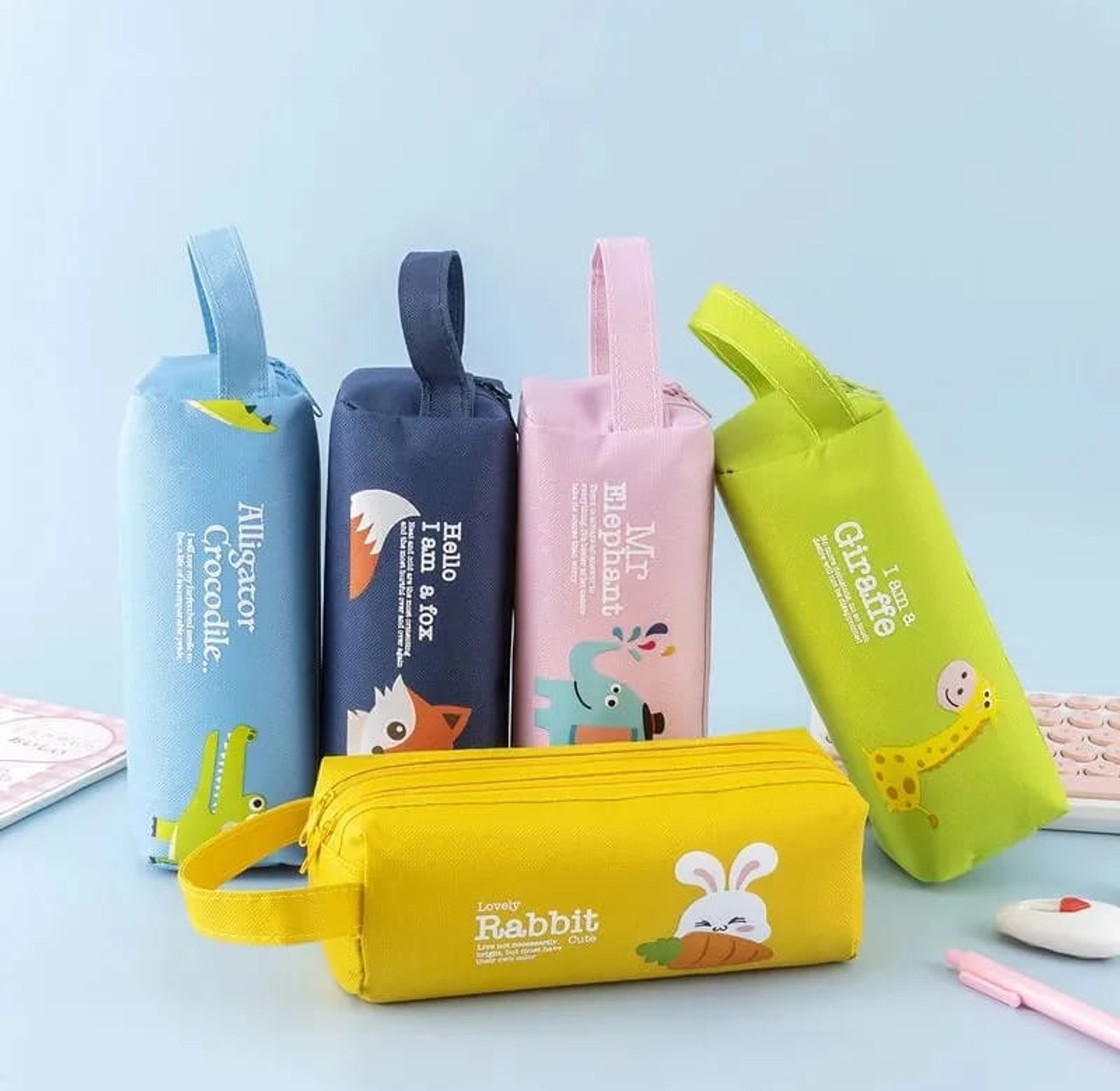 Portable Canvas Pencil Case  image