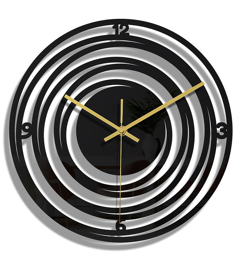 Fashion wall decor Wall Clock 3D  image