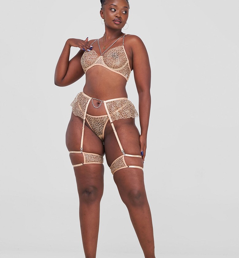 H3200-Sheer Garter Lingerie image