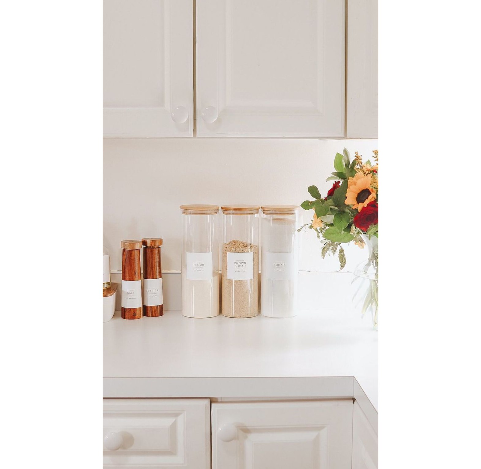 Spaghetti/ Cereal storage jars image