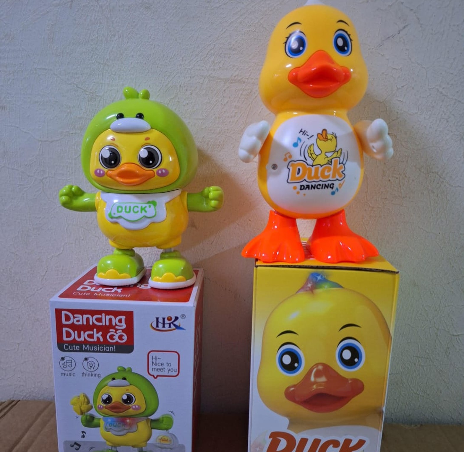  Dancing Duck Toy with Music and Flashing Lights. image