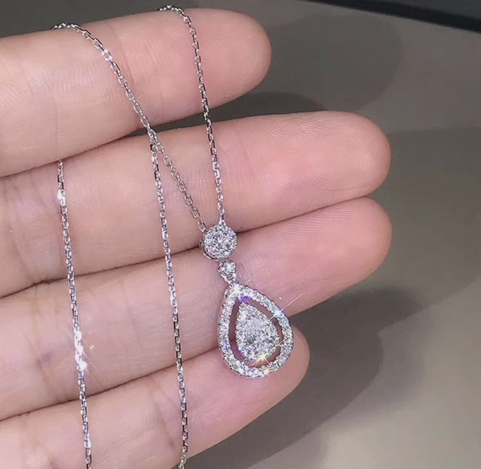 Cubic Zirconia Pendant necklace image