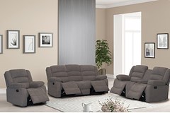 JASPER 6 Seater Fabric Recliner (3+2+1) thumbnail 1