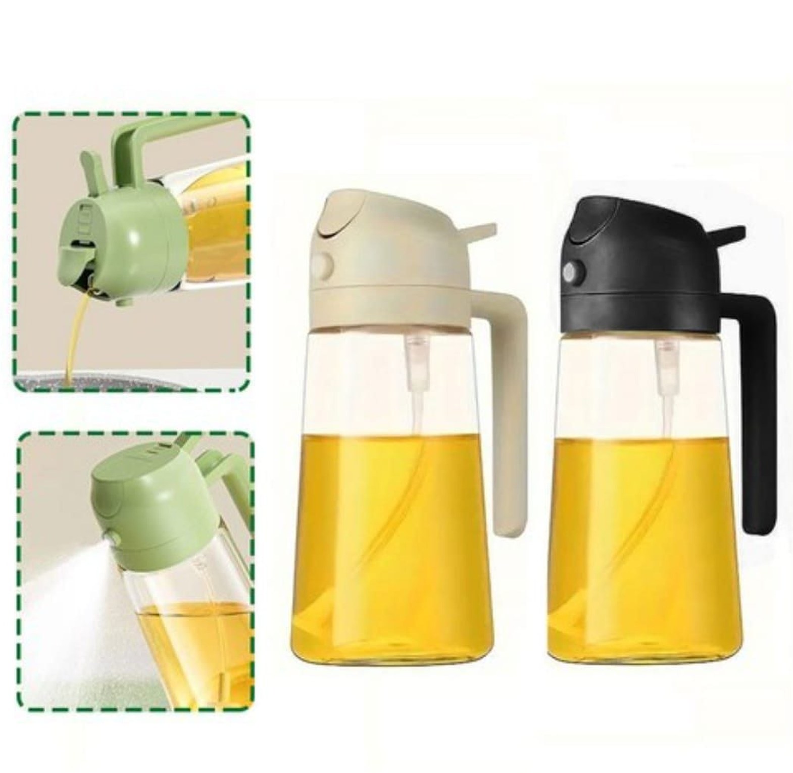 2 in 1 Pour and Spray Oil Bottle, Oil Sprayer image