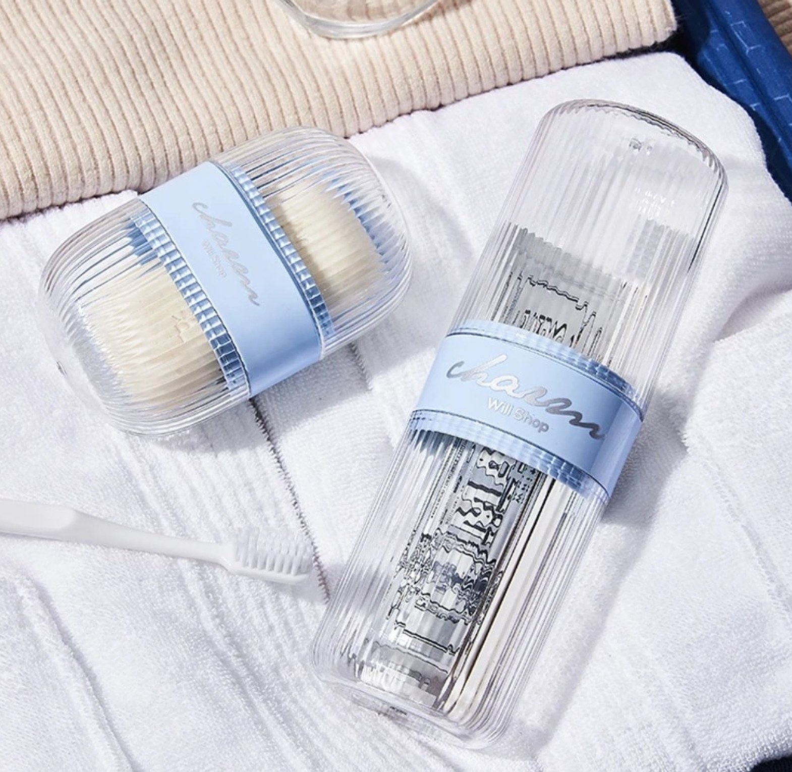 Portable Toothbrush, Toothpaste & Soap Holder Set image
