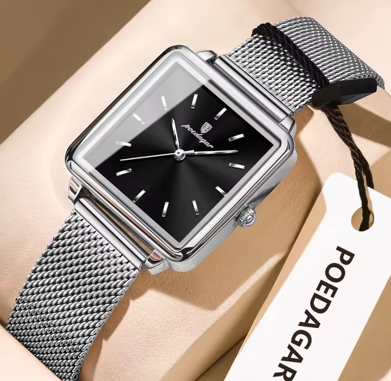 Watch & Jewelry Gift Set with poedegar watch, bracelet, necklace and earrings  image