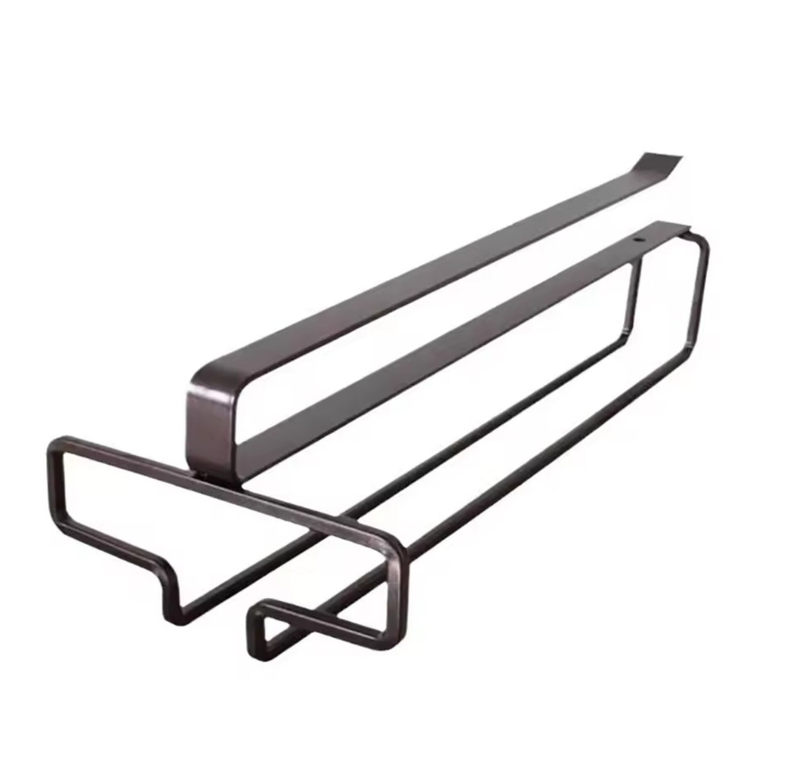 Wine Glass Holder Under Cabinet Kitchen Stemware Rack image