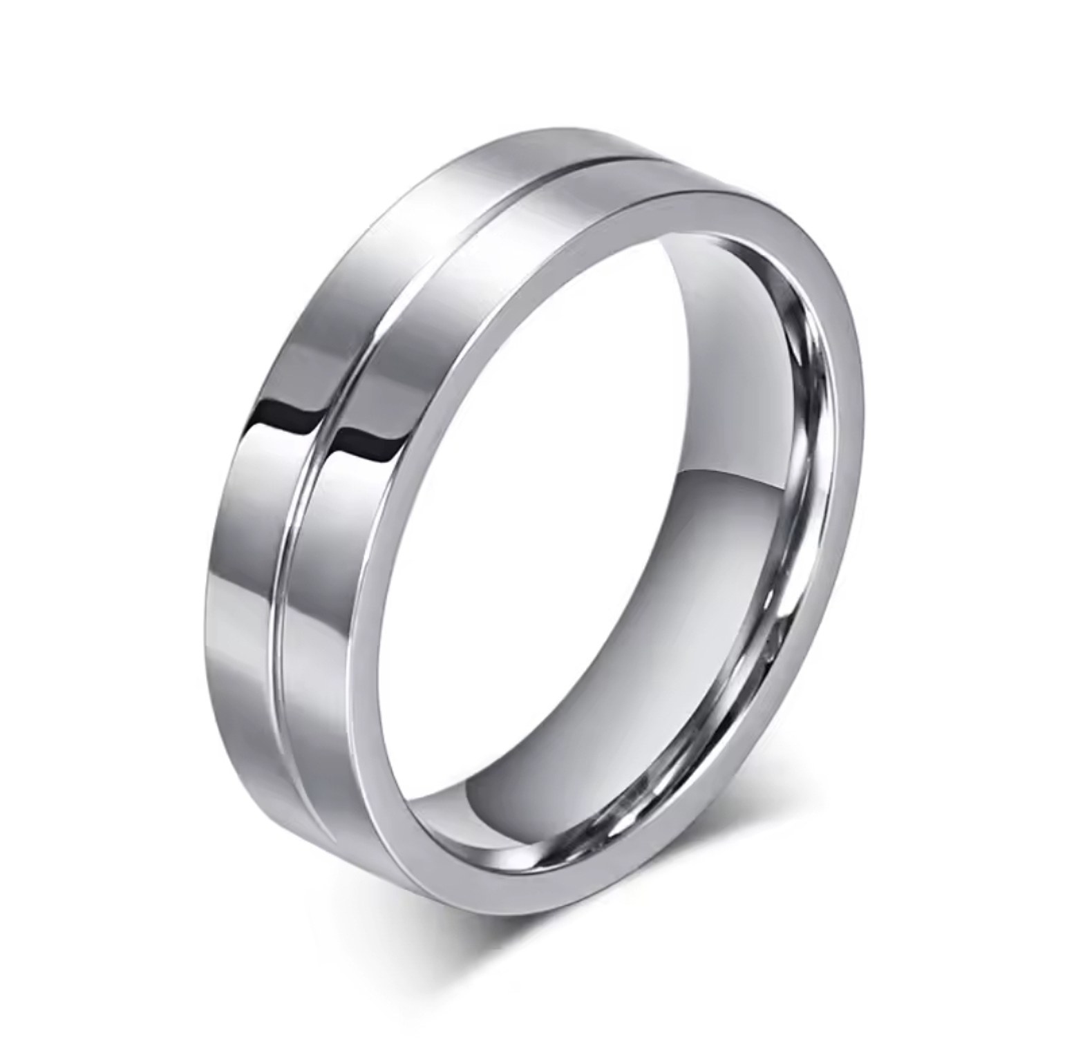 Stainless Steel Non Tarnish Couple wedding bands/rings  image