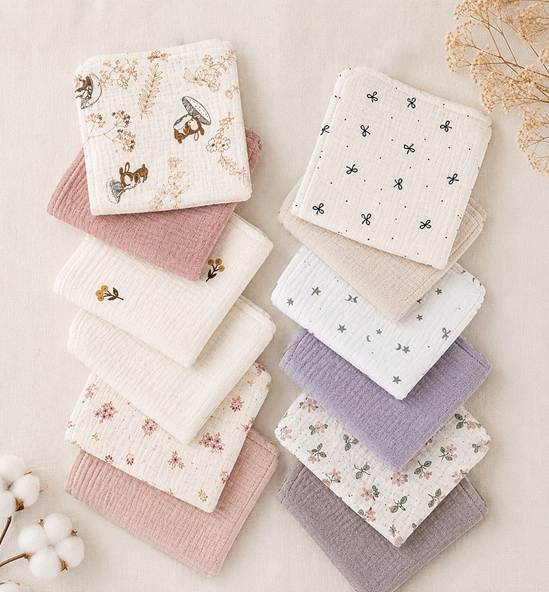 Premium Muslin Washcloth Set (2 Pack) image