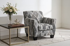 VOE Fabric Accent Chair thumbnail 1