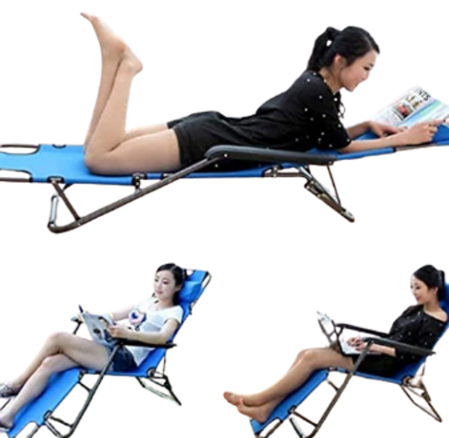 FOLDABLE & PORTABLE OUTDOOR CAMPING  CHAIR image