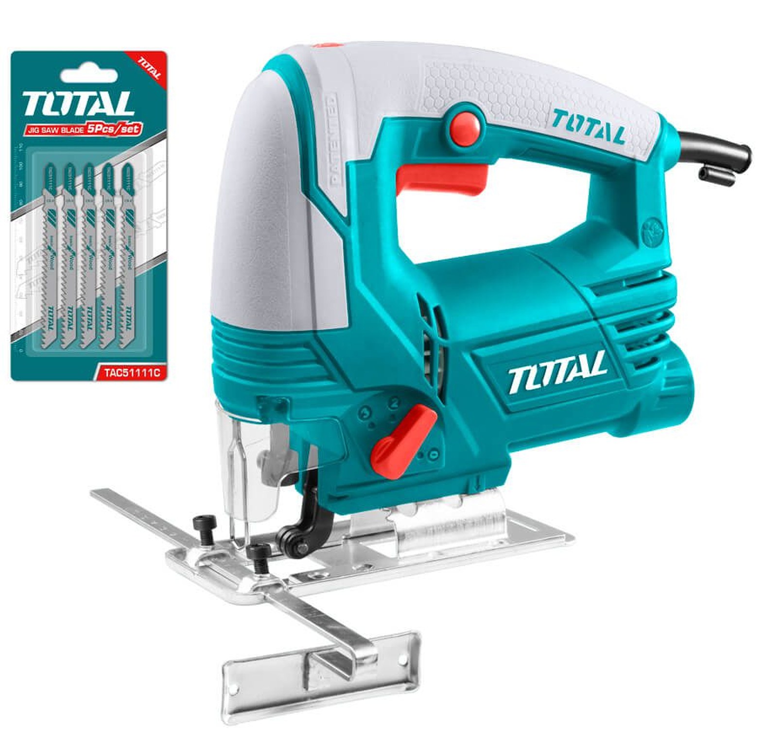 TOTAL 650WATTS JIGSAW WITH 5 BLADES image