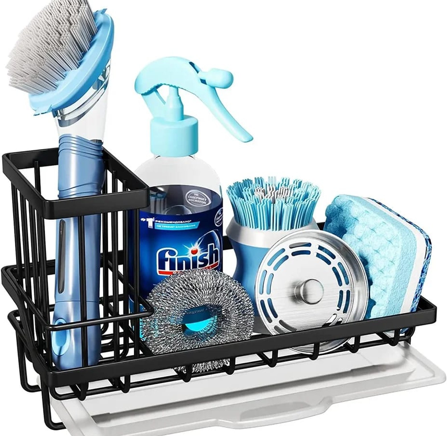 Kitchen Sink Drain Rack Stainless Steel image