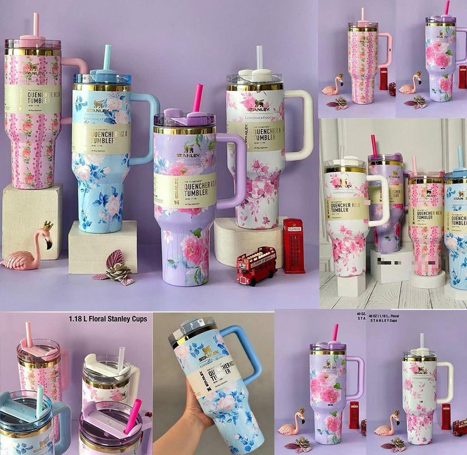Floral 1200ml   Stanley Cup image